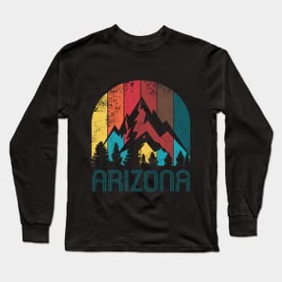 Retro Arizona Hoodie for Men Women and Kids Long Sleeve T-Shirt